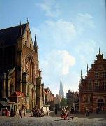 unknow artist European city landscape, street landsacpe, construction, frontstore, building and architecture.049 oil painting picture wholesale